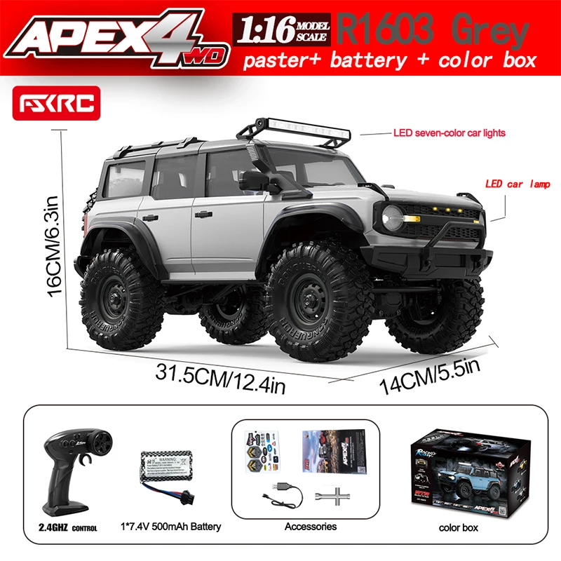 New 2025 HB-R1601-R1603 1:16 Ford horse Rc Remote Control