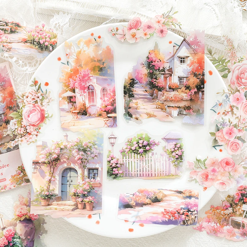 Four Seasons Landscape Stickers for Scrapbooking