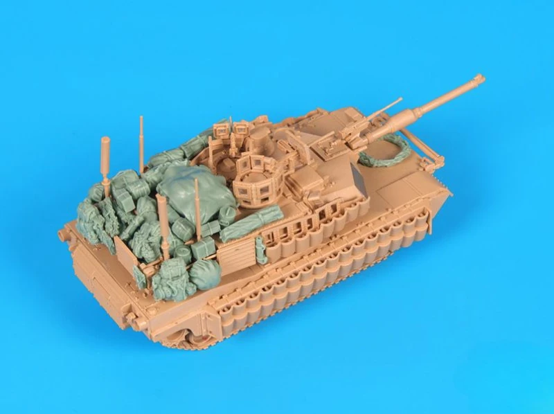 1/72 Scale Die-Cast Resin Tank Accessory Set - M1A2 TUSK Enhancement Kit (Unassembled & Unpainted)