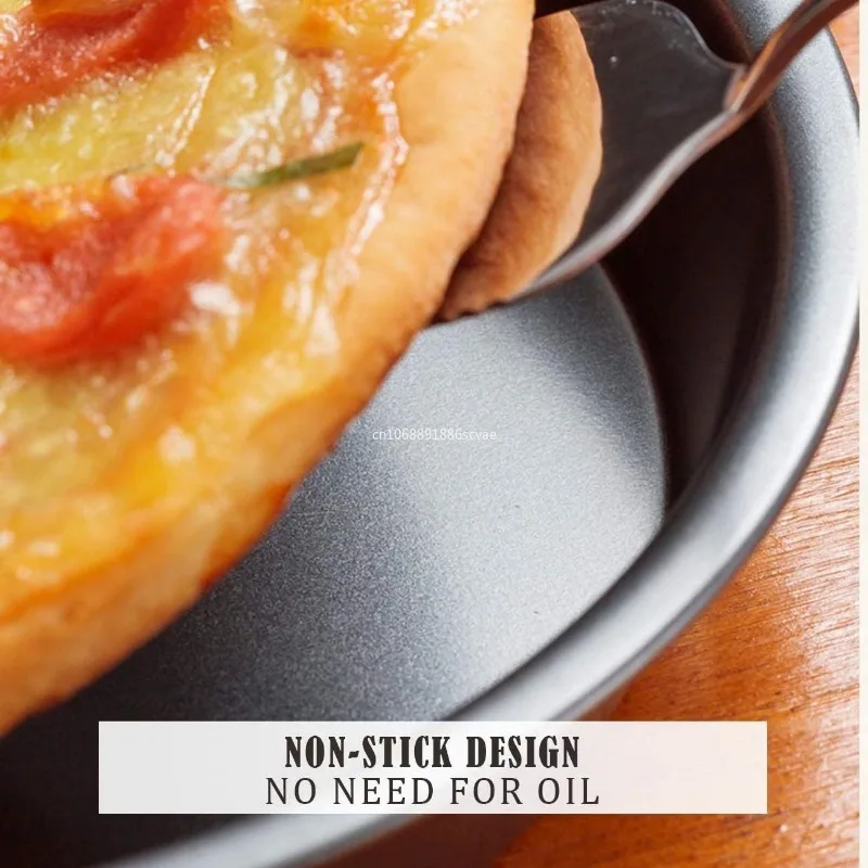 1Pcs Pizza Pans for Oven Round Pan with Holes 26cm Pizza Tray for Oven Baking Steel Accessories Kitchen Tools כף פיצה