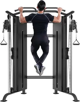 Commercial Cable Crossover Machine Home Gym Equipment Weight Stack Functional Trainer Workout Adjustable Weight 4