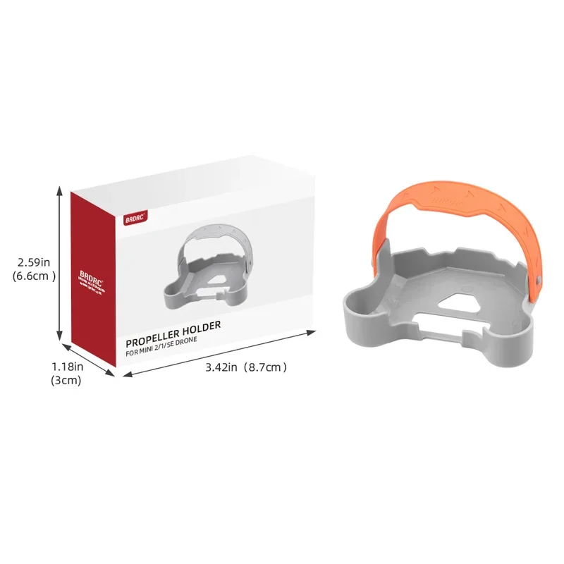 Propeller Stabilizer Propeller Accessorie Secure Attachment Orange 8.7*6.6*3cm Grey For Mavic Mini2 For DJI Mini 33Pro