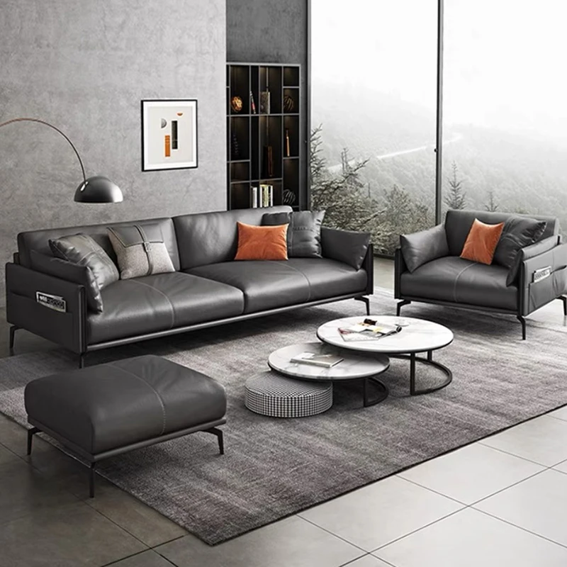 

Luxury Italian StyleTwo Seat Sofa Modern Waterproof Living Room Sofa Nordic Style Office Divani Per Salotto Home Furniture