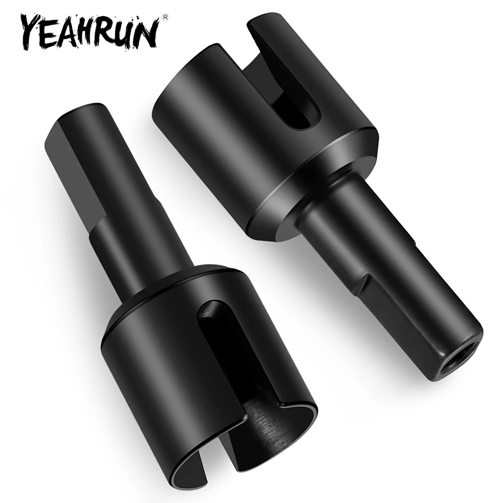 YEAHRUN 2 Stück Stahl CVD/Diff-Antriebsbecher für Tamiya TT02 1/10 RC Drift Car Upgrade Teile Zubehör – Detail 2