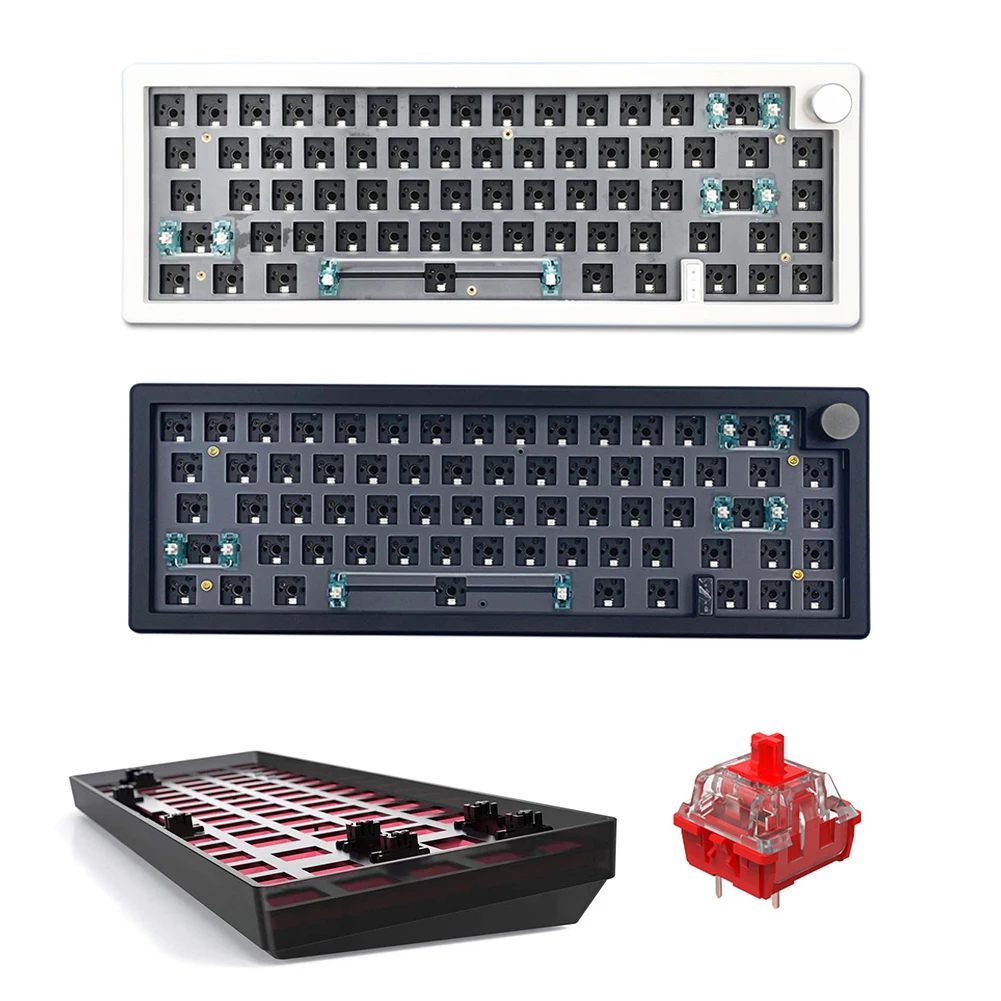 Gmk67-メカニカルキーボード用のホットスワップ可能なキット,Bluetooth 