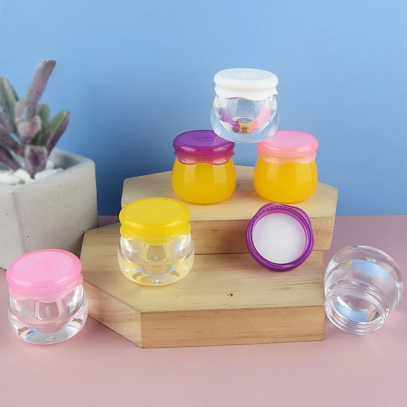Acrylic Round Clear Jars With Lids For Lip Balms Creams DIY Make Up