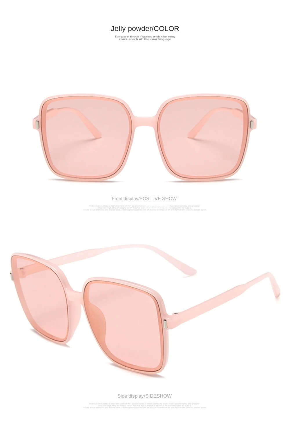 Square Sungl Woman Retro Vintage Gradient Sun Gl Female Clear Lens Travel Shades Camping Hiking Eyewear Sun_voghion.com