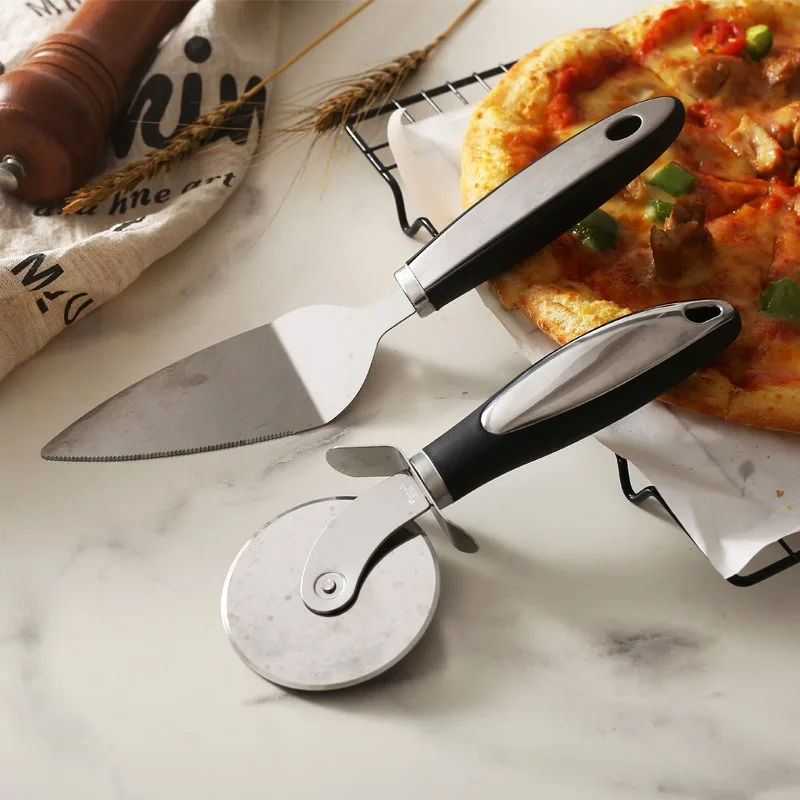 Stainless Steel Pizza Cutter Cake Bread Pies Pizza Knife Pastry Dough Household Kitchen Wheels Cooking Tools Forno 1PC