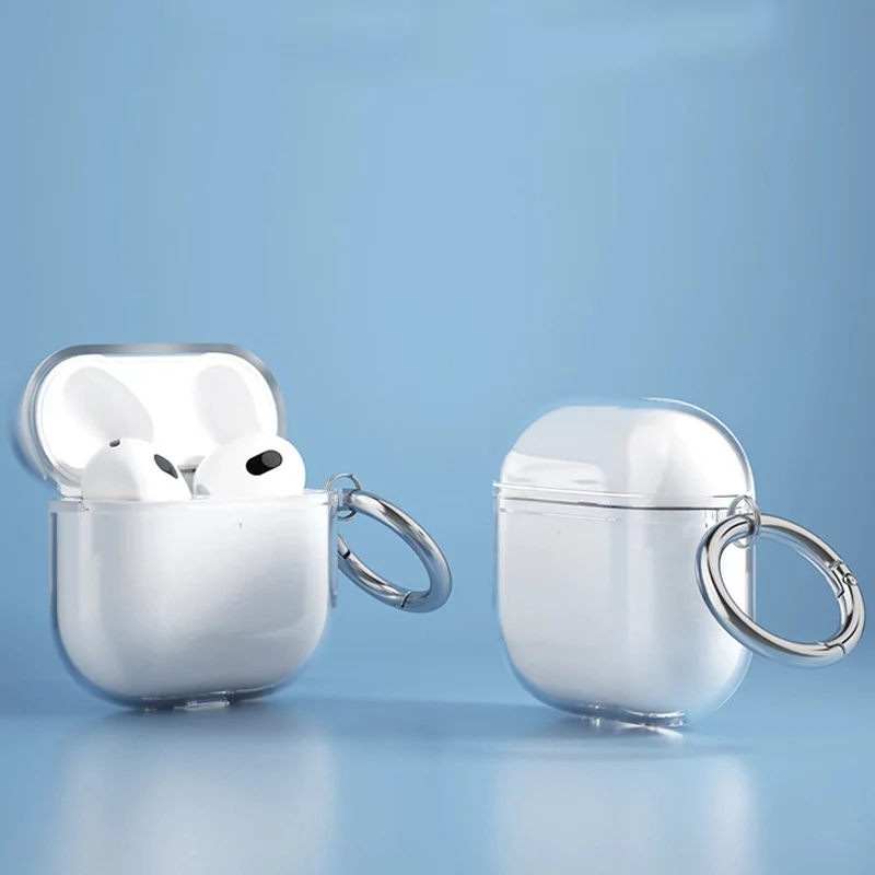 Transparent TPU Shockproof Earphone Case For Airpods Protective Accessories