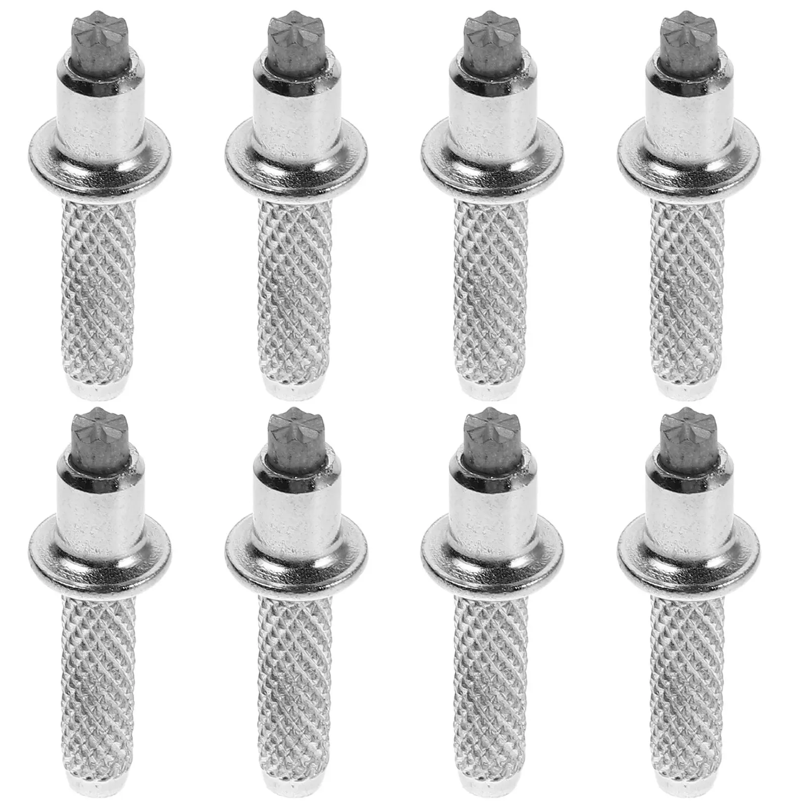 8 Pcs Mountaineering Stick Tips Tungsten Steel Replacement Trekking Cane Tips Walking Pole Anti Slip Spikes Accessories Hiking