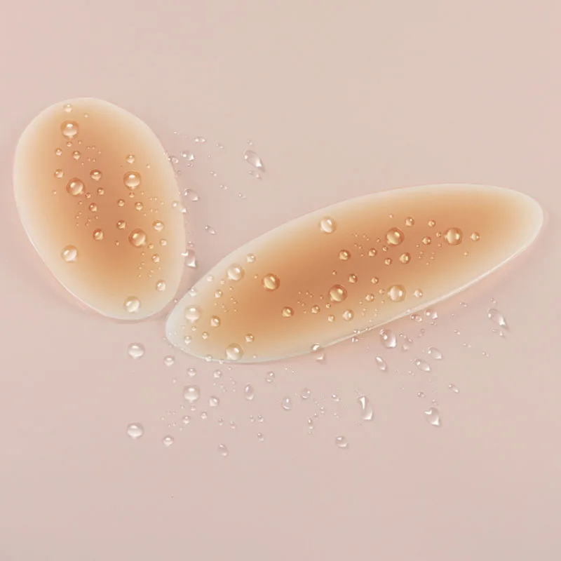 Description Picture 6 of item2pcs Contouring  Silicone Calf Pads Self Adhesive No-Show Invisible Calves Support Reusable for Legs Shape Pads