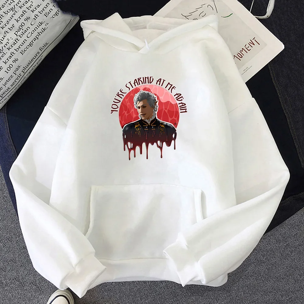 

Baldurs Gate 3 Astarion Printed Clothes Hot Game Graphic Hoodie Men Autumn Fashion Street Sweatshirts Comfortable Fleece Tops