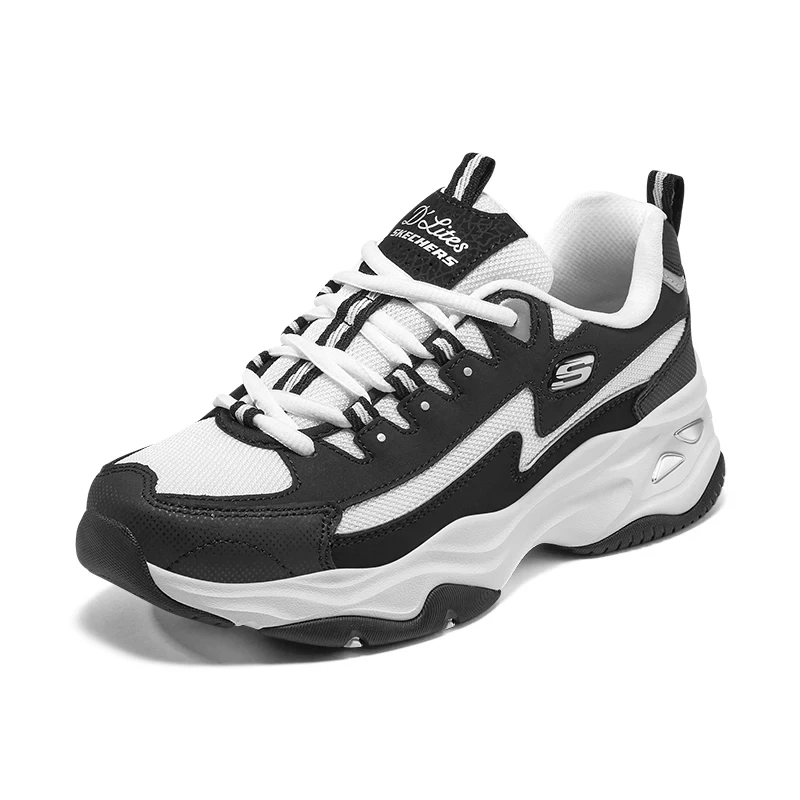 

Skechers Women Chunky Shoes D'LITES 4.0 Fashion Dad Shoes Outdoor Non-slip Wear-resistant Lightweight Breathable Womens Sneakers