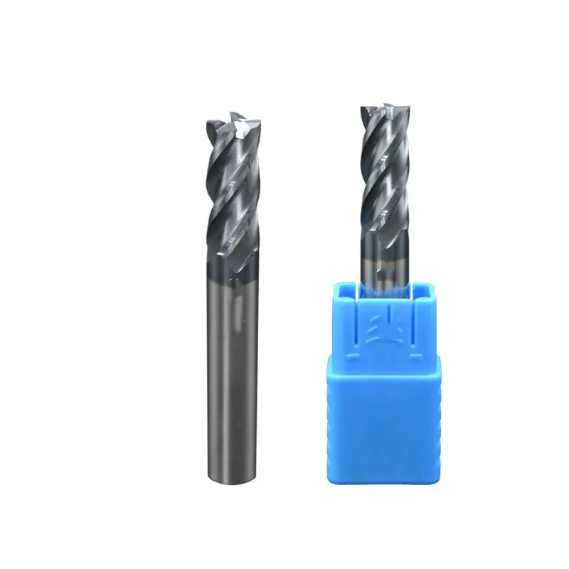 Carbide End Mill 4 Flutes HRC50 Carbide End Mill Alloy Carbide Milling Tungsten Steel Milling Cutter CNC Cutting Tools