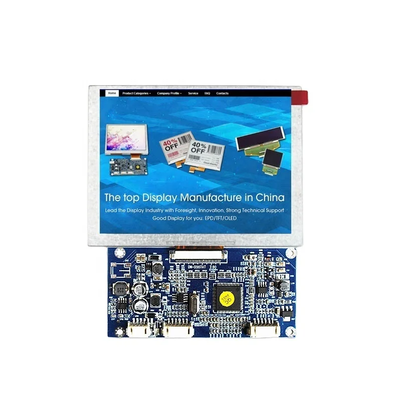 

5 inch tft display with drive board 640x(RGB)x480 50/70/70/70 lcd panel