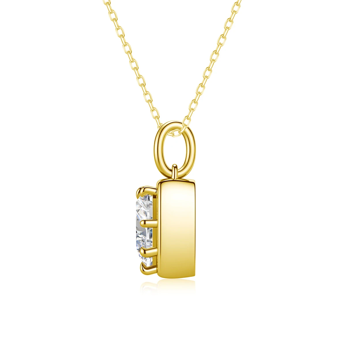 Heart Shape Necklace Pendant 2CT D Color Moissanite 14K Gold Filled for Girlfriend Fiancée Gift Valentine's Day Gifts Romantic