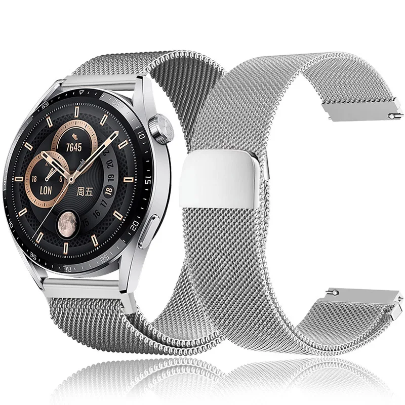 Stainless Steel Bracelet - Metal Strap for Watches, 20mm/22mm, Unisex