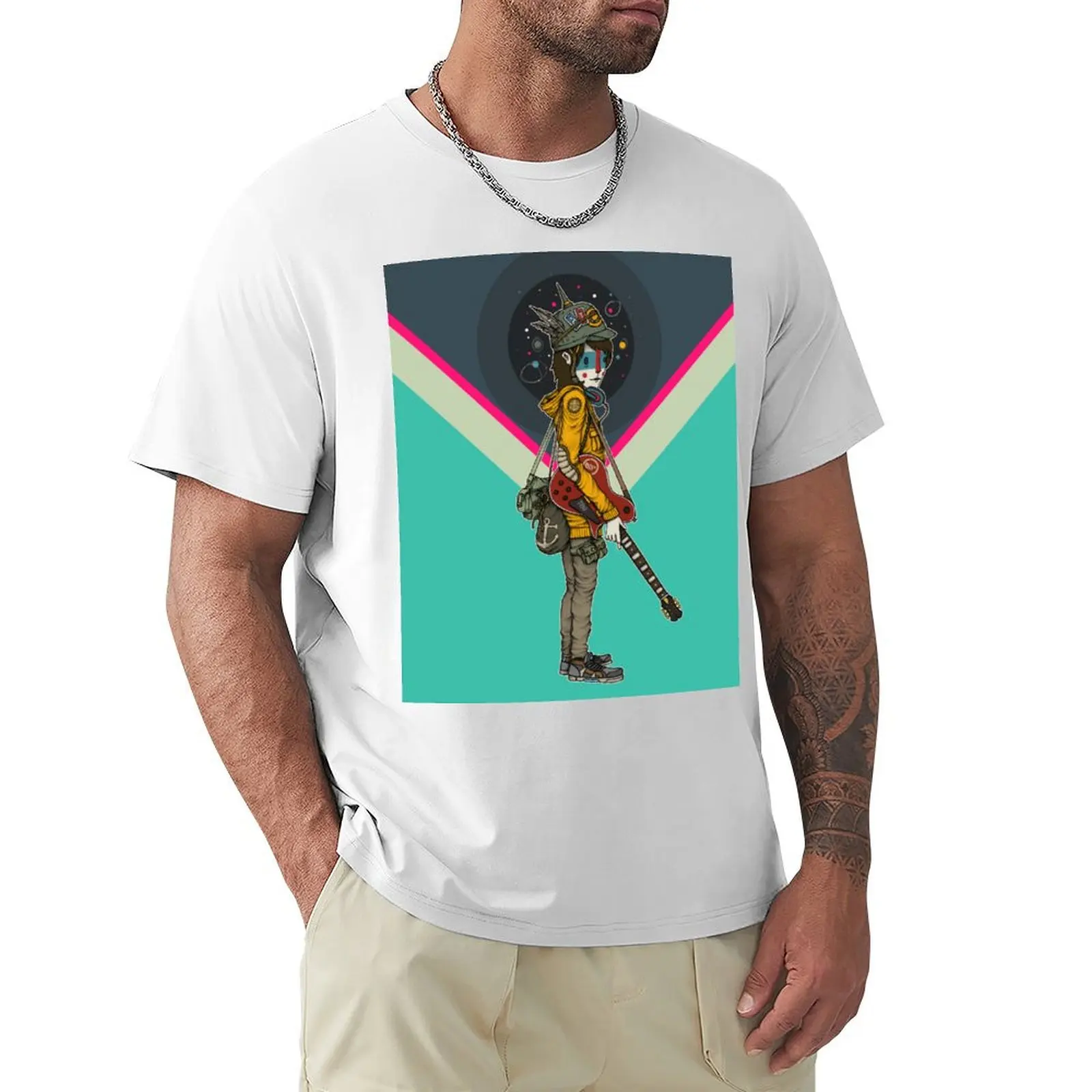 

THE NEXT BAND - THE GUITARIST T-Shirt plain sublime t shirts for men cotton