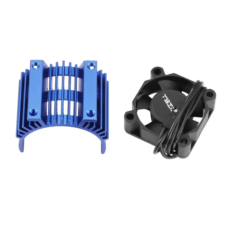 B24B 모터 히트 싱크 커버 Wltoys 용 냉각 팬 144001 124019 124018 124016 104001 RC 자동차 540 550 3650 모터 히트 싱크