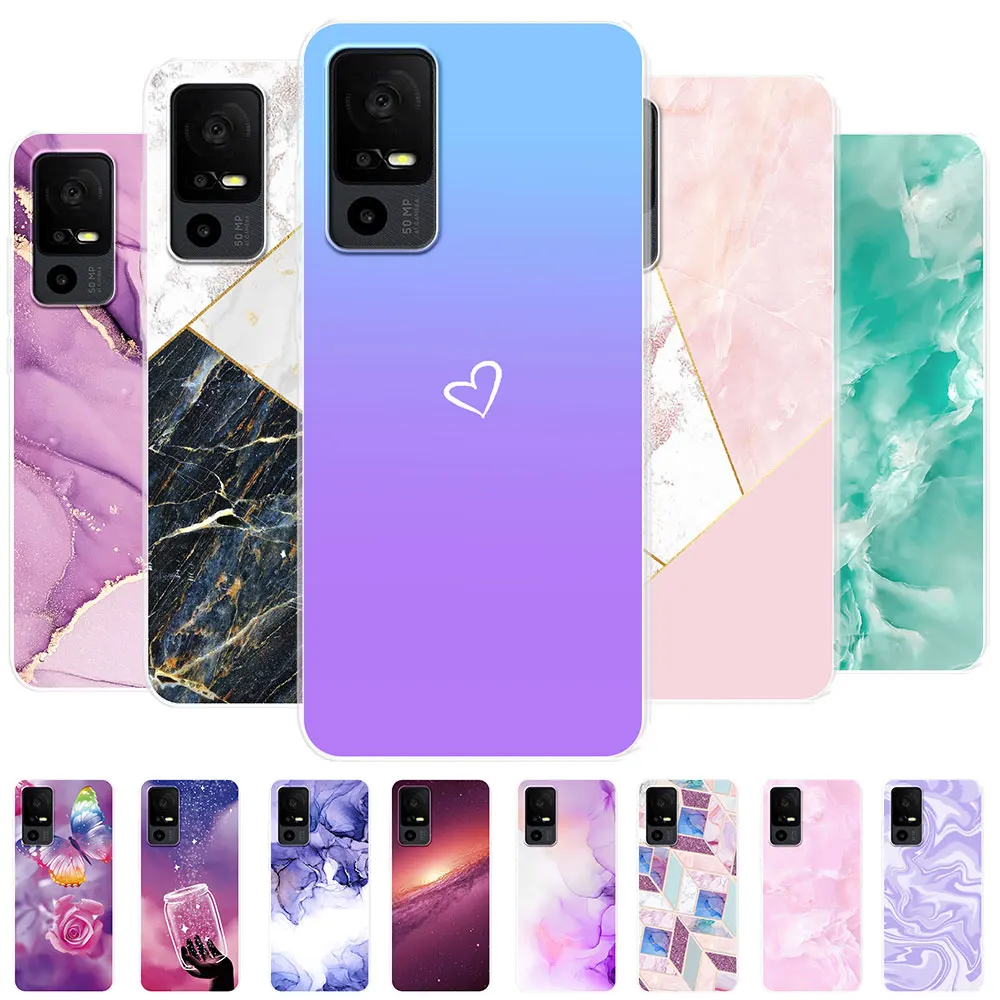 Per Tcl 40 Se Custodia Fantasia Tpu Custodia Morbida In Silicone Per Tcl 40 Se Cover Posteriore Coque Per Tcl 40 Se Se Bumper Shell Fundas