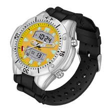 

Sanda Fashion Top Brand Quartz Man Watch Dual Screen Display Digital Male Clock Sports Waterproof Luminous Wristwatches Gift