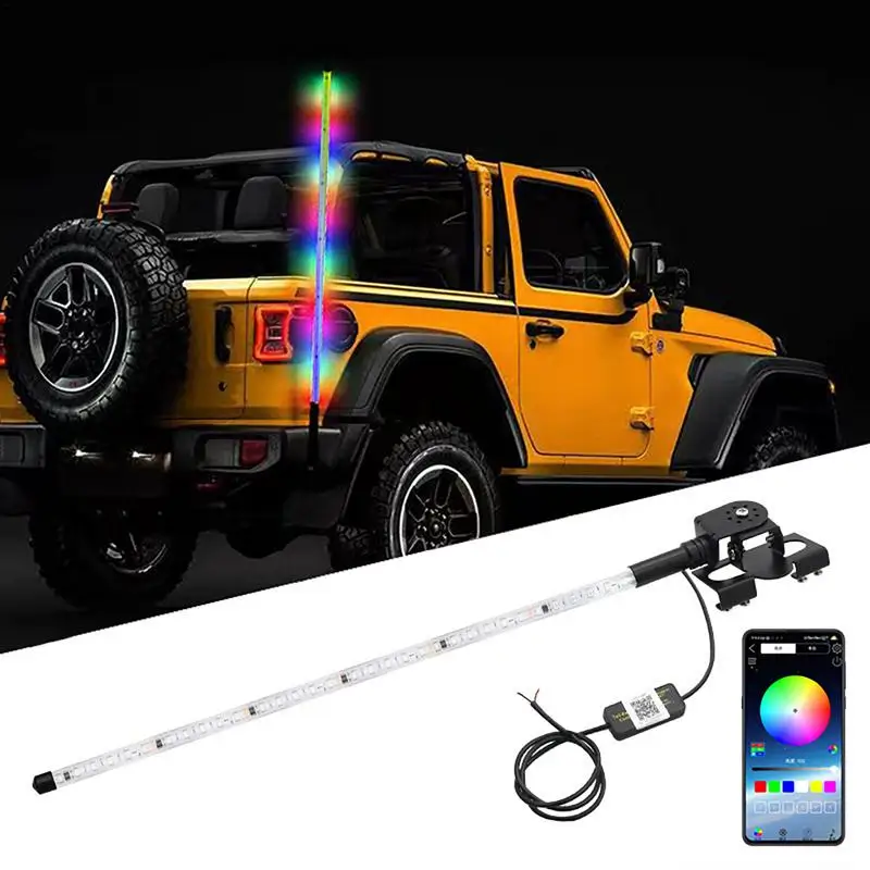 

LED Whip Lights Lighted Whips LED Whip Lights,Remote Control Flagpole Antenna Whips Warning Light Sand Rails Trucks UTVs ATVs
