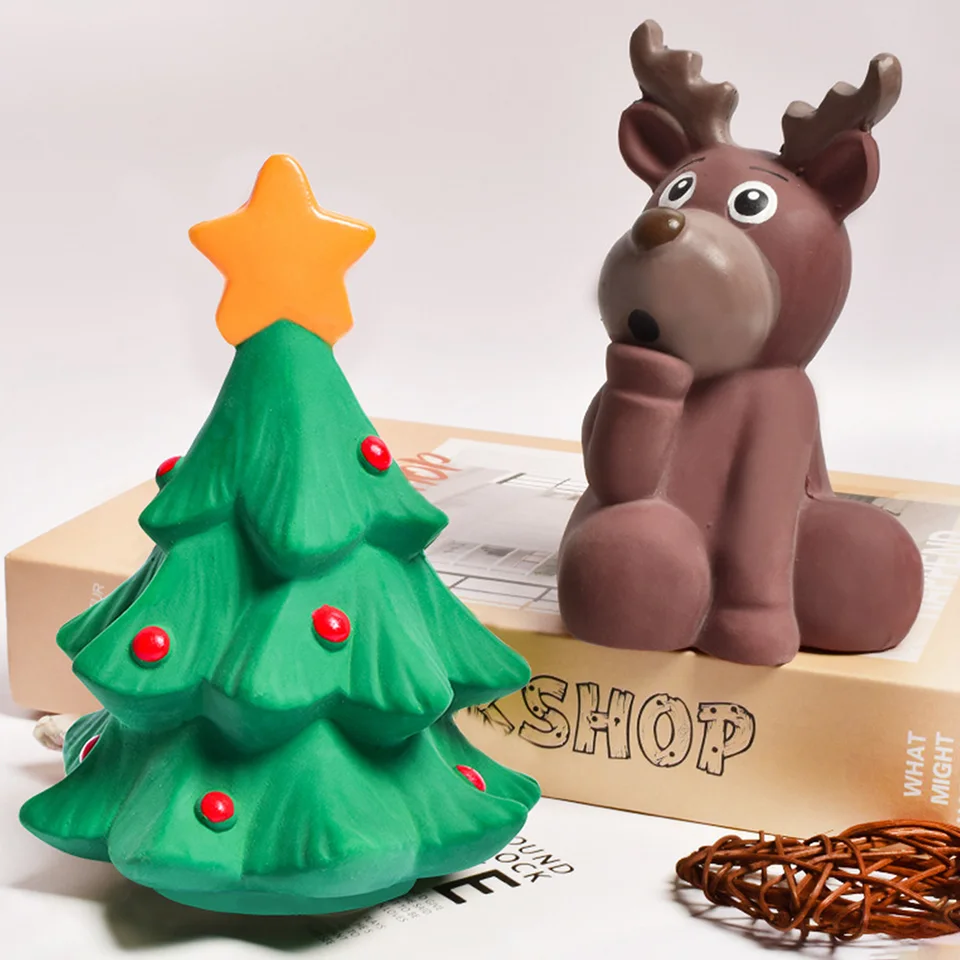 Interactive Christmas Tree Dog Chewing Toy