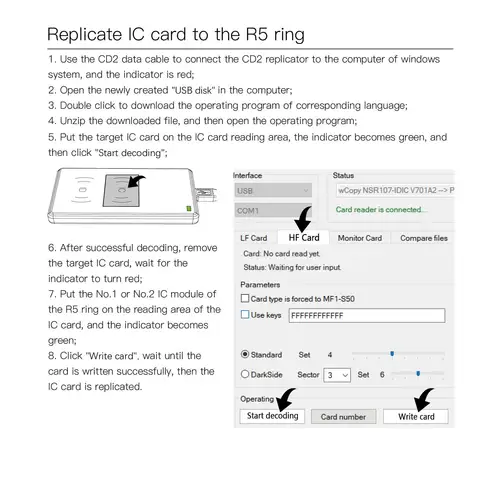 JAKCOM CDS RFID 복제기, R5 스마트 링 복사 IC 및 ID 카드용, 보안 보호 액세스 카드 리더, 303007 신제품 4