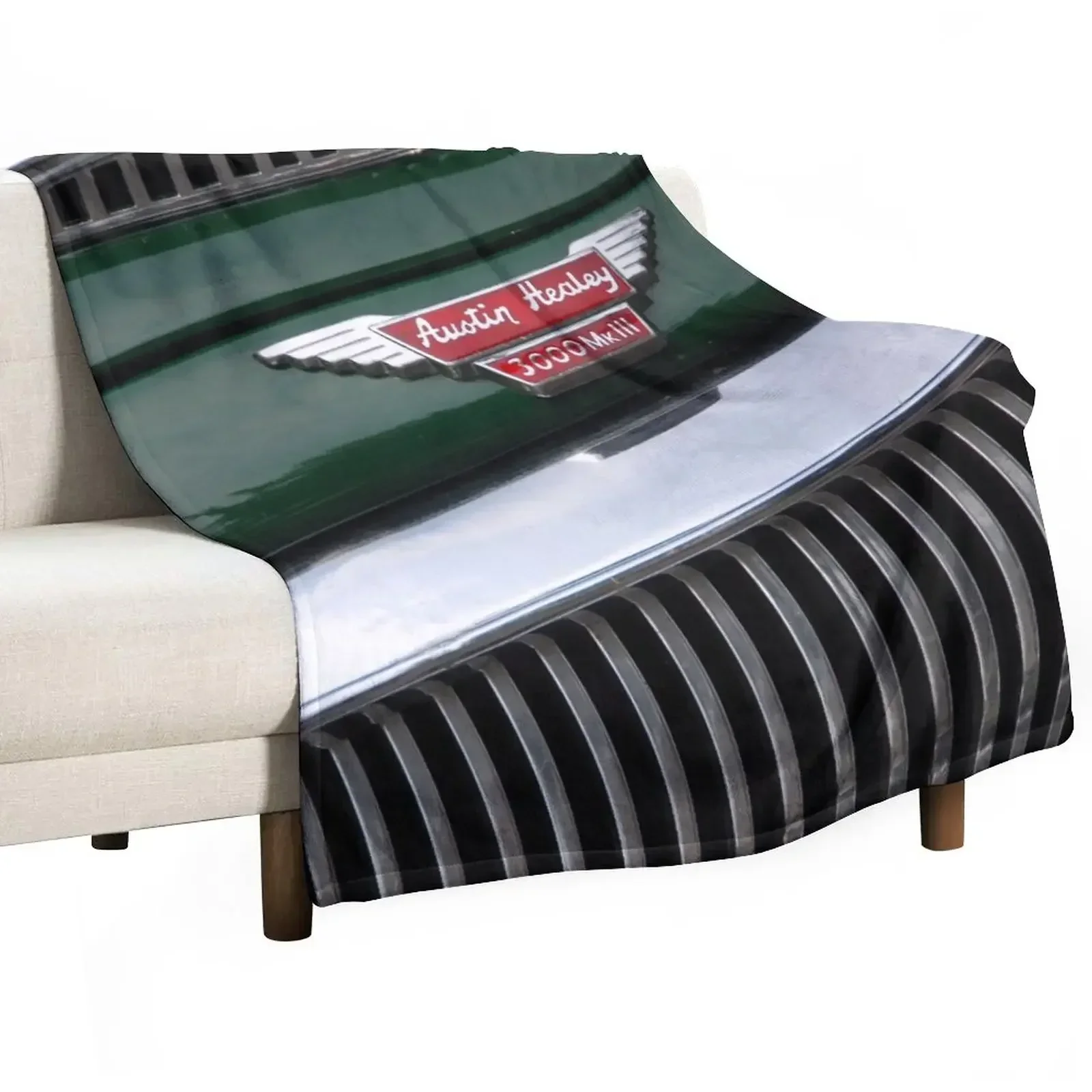 

The art of the car: Austin Healey Mk. III (1964) Throw Blanket Camping Beautifuls Blankets