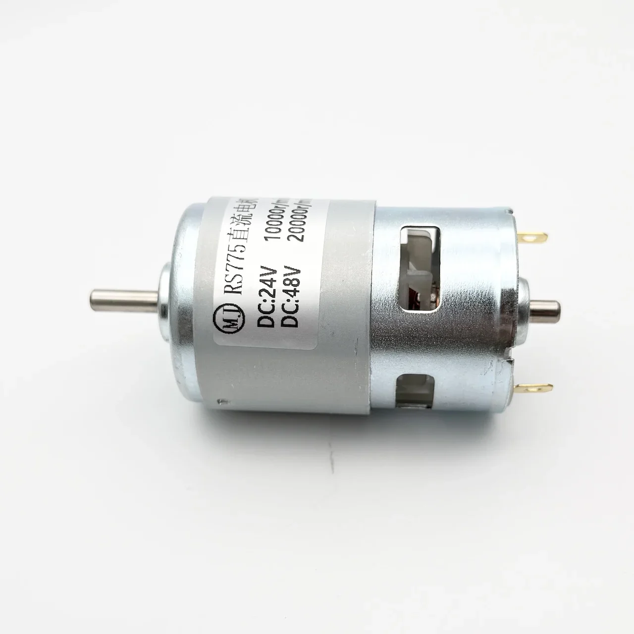 Moteur RS-775 48V haute vitesse pour voiture RC, détail de l'arbre de sortie