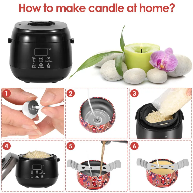 Candle Making Kit Supplies, Soy Wax Diy Candle Craft Tools For Adults And  Kids, Including Melting Pot, Soy Wax, Rich Scents, Dye - Wax - AliExpress