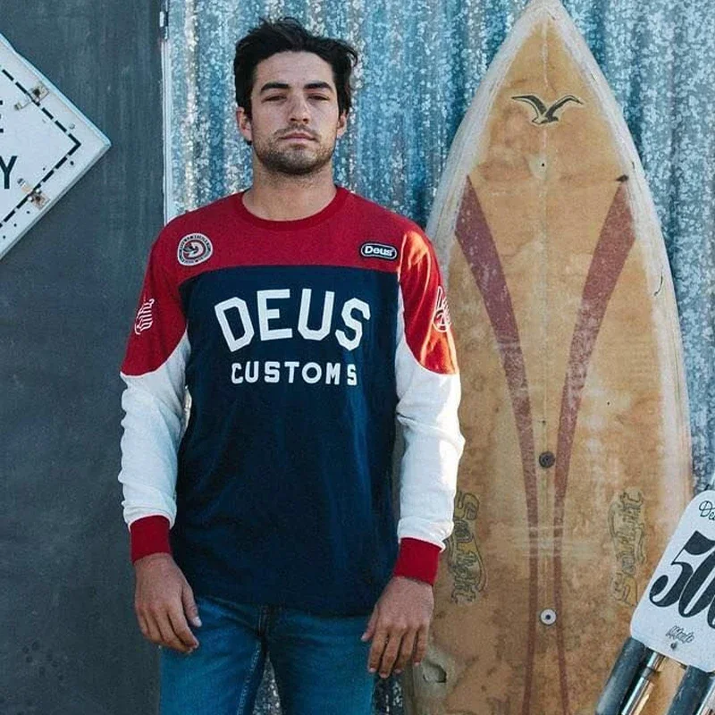 New Korean version DEUS EX MACHINA Downhill Jersey Enduro Moto Jersey Off Road Long Motorcycle Motocross Cycling MX