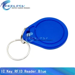 Advanced NFC RFID Module Kit with Tags - 13.56MHz & 125kHz, 6cm Range, SPI Interface (IC Key Blue)