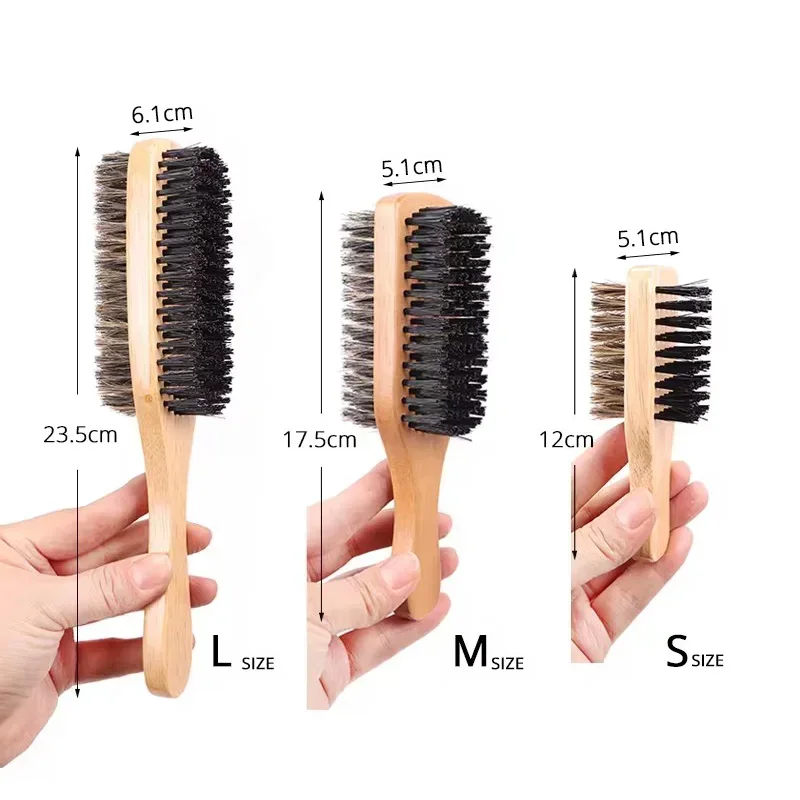 Men's Dual-Sided Beard Grooming & Haircut Scrubber Brush
