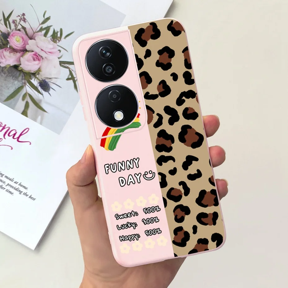 Lovely Printed Candy Color Phone Case - Soft Silicon TPU Shockproof Back Cover
