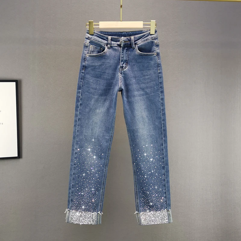 straight-shine-women-jeans-autumn-new-2022-high-waist-ankle-length-casual-all-match-female-clothing-top-quality