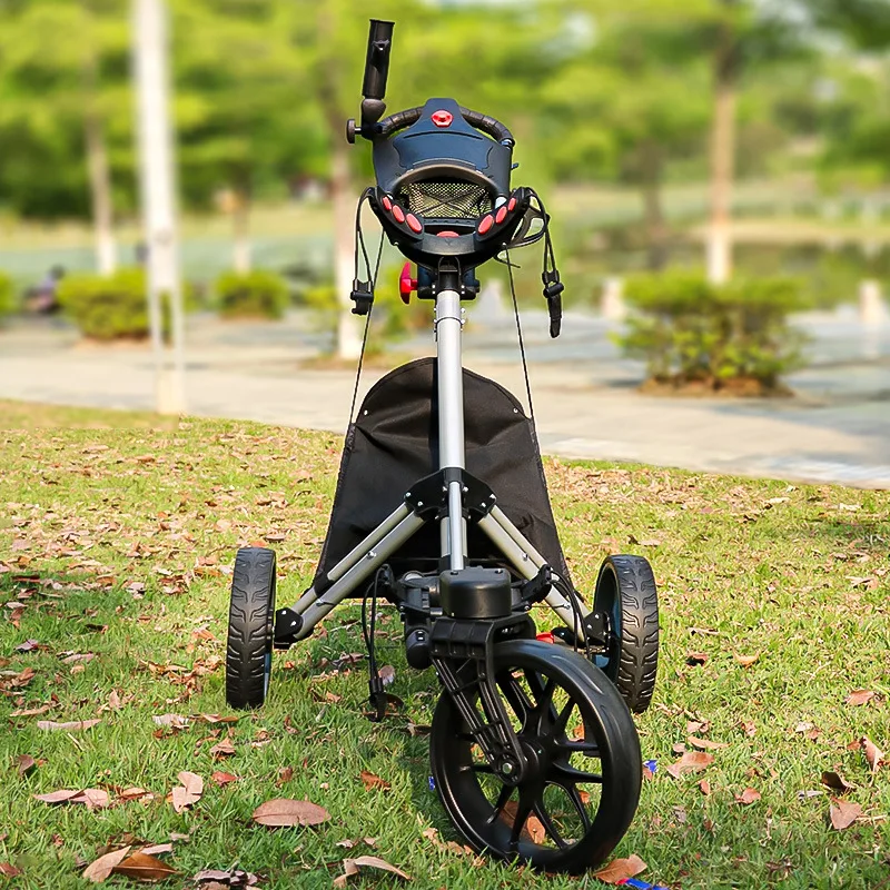 The New Golf Tricycle Golf Cart Foldable And Easy To Store Universal Wheel Cart Trolley