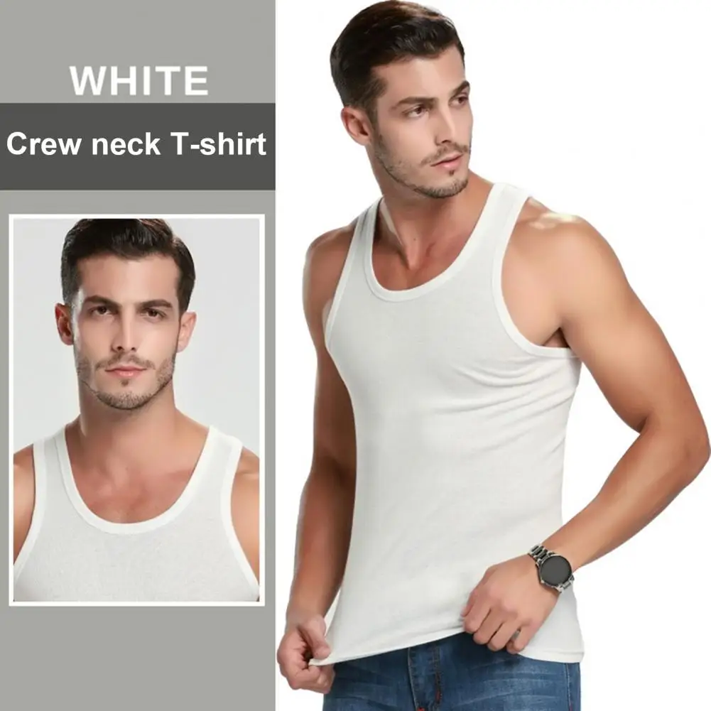 

Men Athletic Tank Top Men's Summer Sleeveless Sport Vest with Quick Dry Technology for Basketball Gym Workouts O Neck Solid