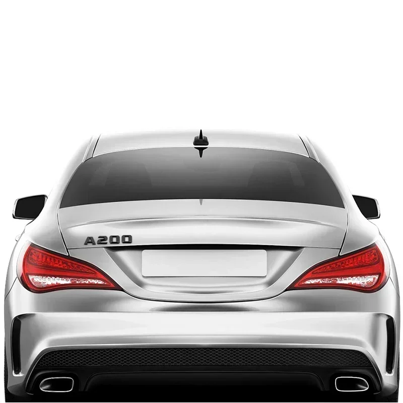 자동차 후면 트렁크 스티커 엠블럼 ABS 테일 번호 배지 데칼, 메르세데스 벤츠 A63 A200 A220 A250 A260 A 클래스 W177 W176 용 3D 문자