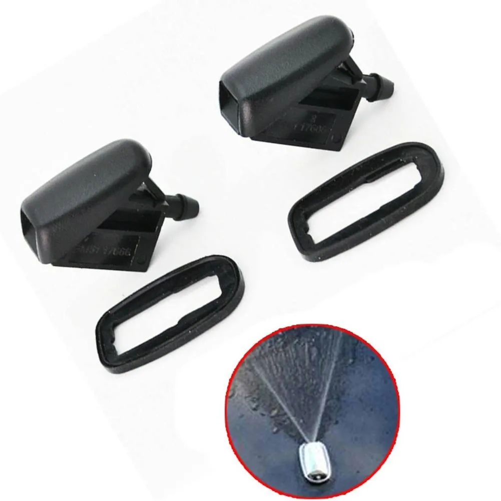 

2Pcs Car Front Windshield Washer Wiper Water Spray Nozzle For Ford Focus Car Front Windshield Windscreen Washer Jet Nozzles