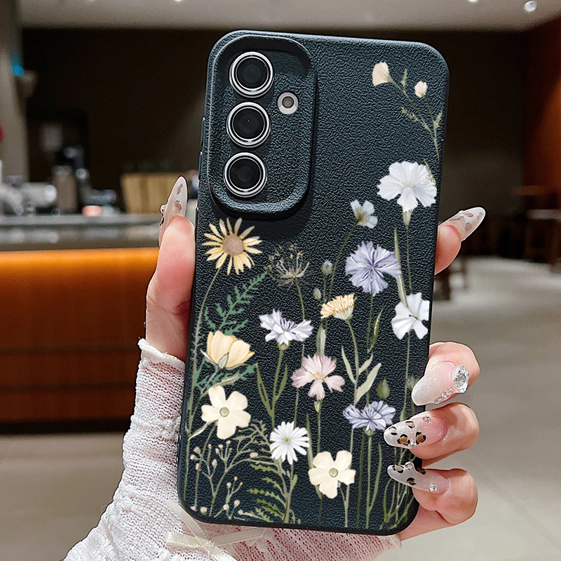 Soft Case with Little Flower Design - Protective Phone Cover