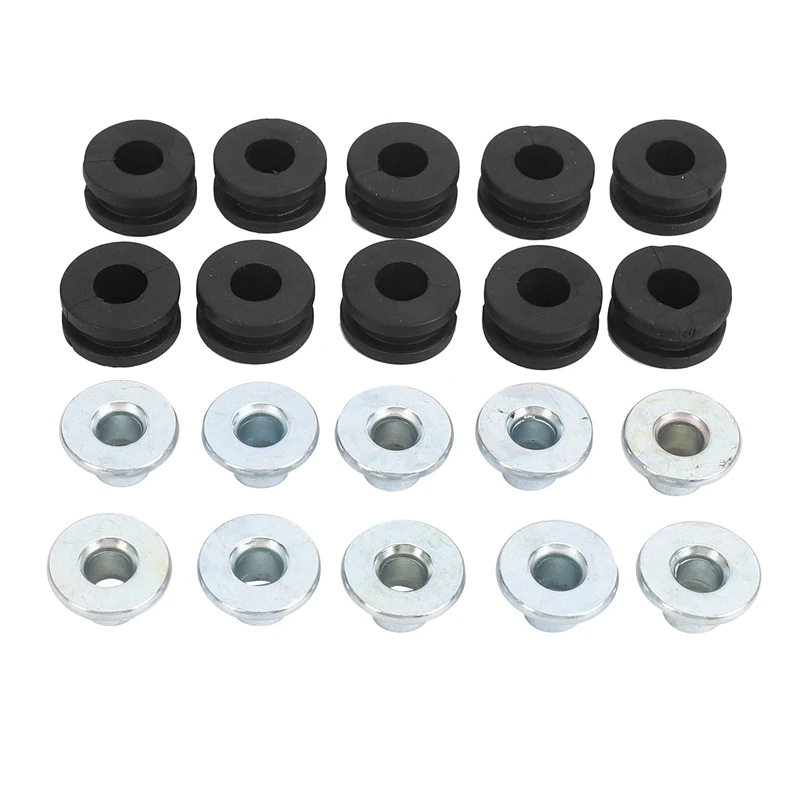 10pcs Motorcycle Rubber Grommets for Honda for Yamaha Suzuki Kawasaki Fairings motorcycle rubber grommets