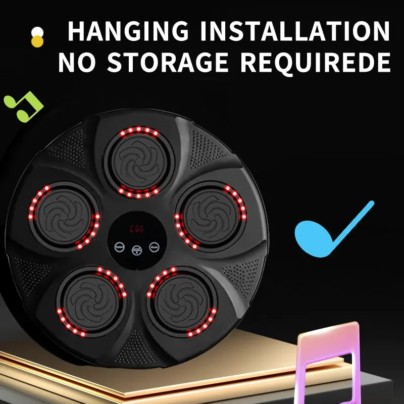 Customizable Smart Music Home Wall Target Pad Quality Boxing Training Machine for Home Use