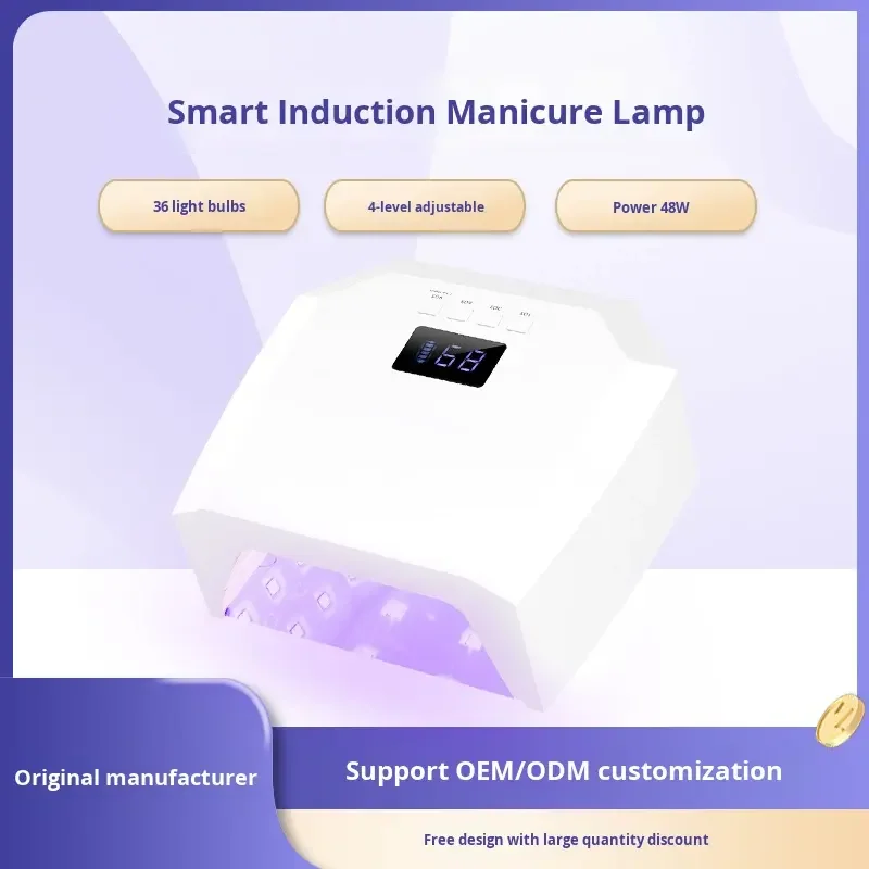 전문가용 고품질 휴대용 네일 살롱 램프 드라이어 무선 48W 젤 UV/LED 충전식 배터리 LED 네일 램프 빠른 건조