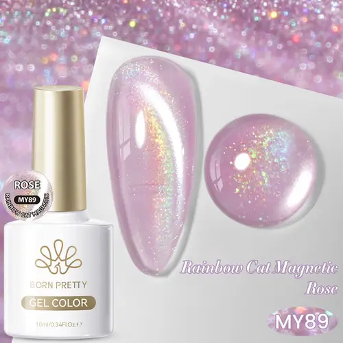 BORN PRETTY 10ml Water Light Cat Magnetic Gel Nail Polish Vernis Semi Permanent Soak Off Crystal Gel Polish For Nails Manicure - Image 36