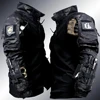 Outdoor Men Multicam Military Combat Shirt Breathable US Army Tactical Shirt Long Sleeve Paintball Camping Tops Hunting Clothing 1