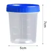 4Pcs Salad Dressing Containers Measuring Cup Set With Threaded Lid Clear Scale Design Leak-Proof Fishing Bait Containers 체커 6