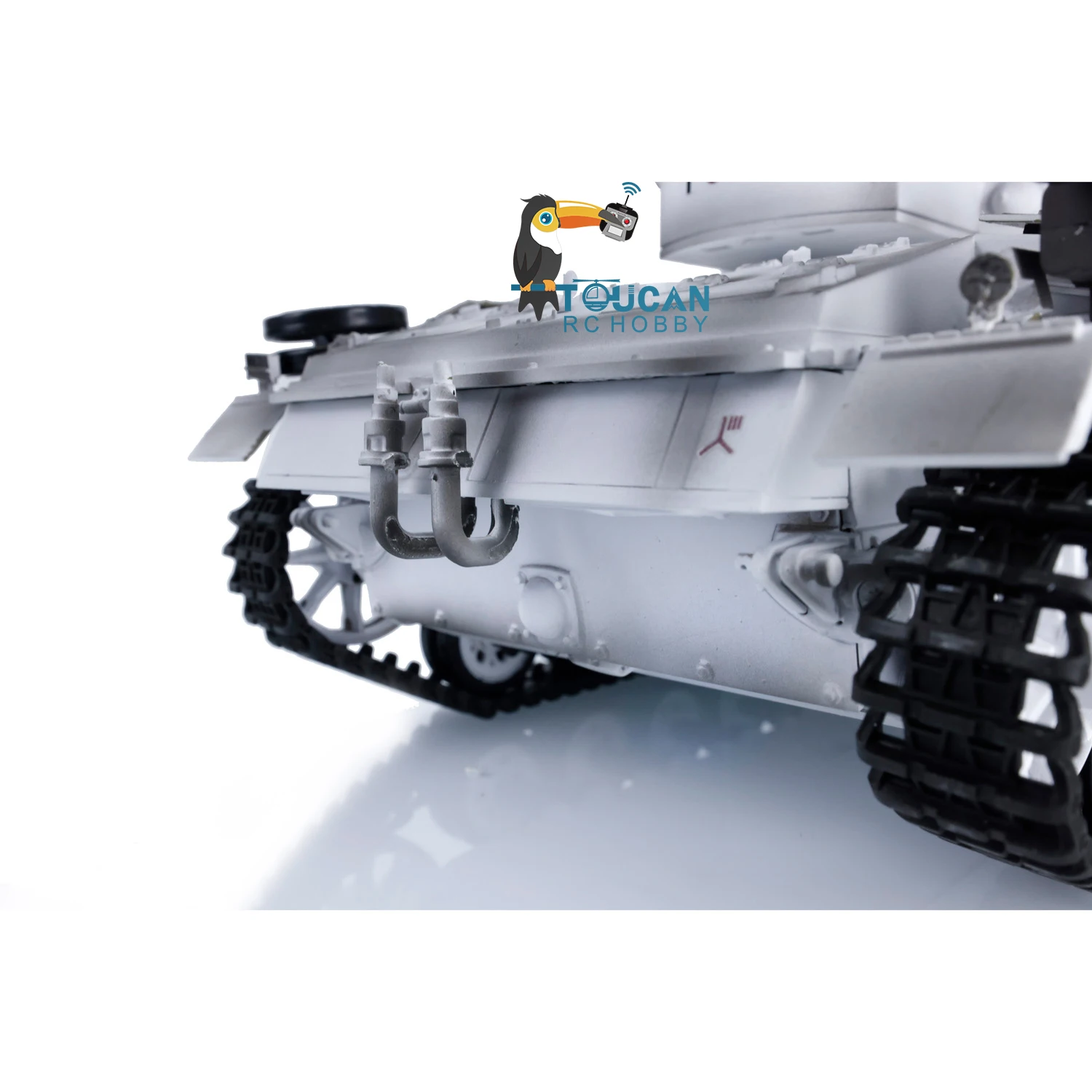 Heng Long HL 1/16 FPV Snow 7.0 Upgraded Panzer III H RTR RC Tank 3849 360° Turret Remote Control Military Car Toys Gifts 5
