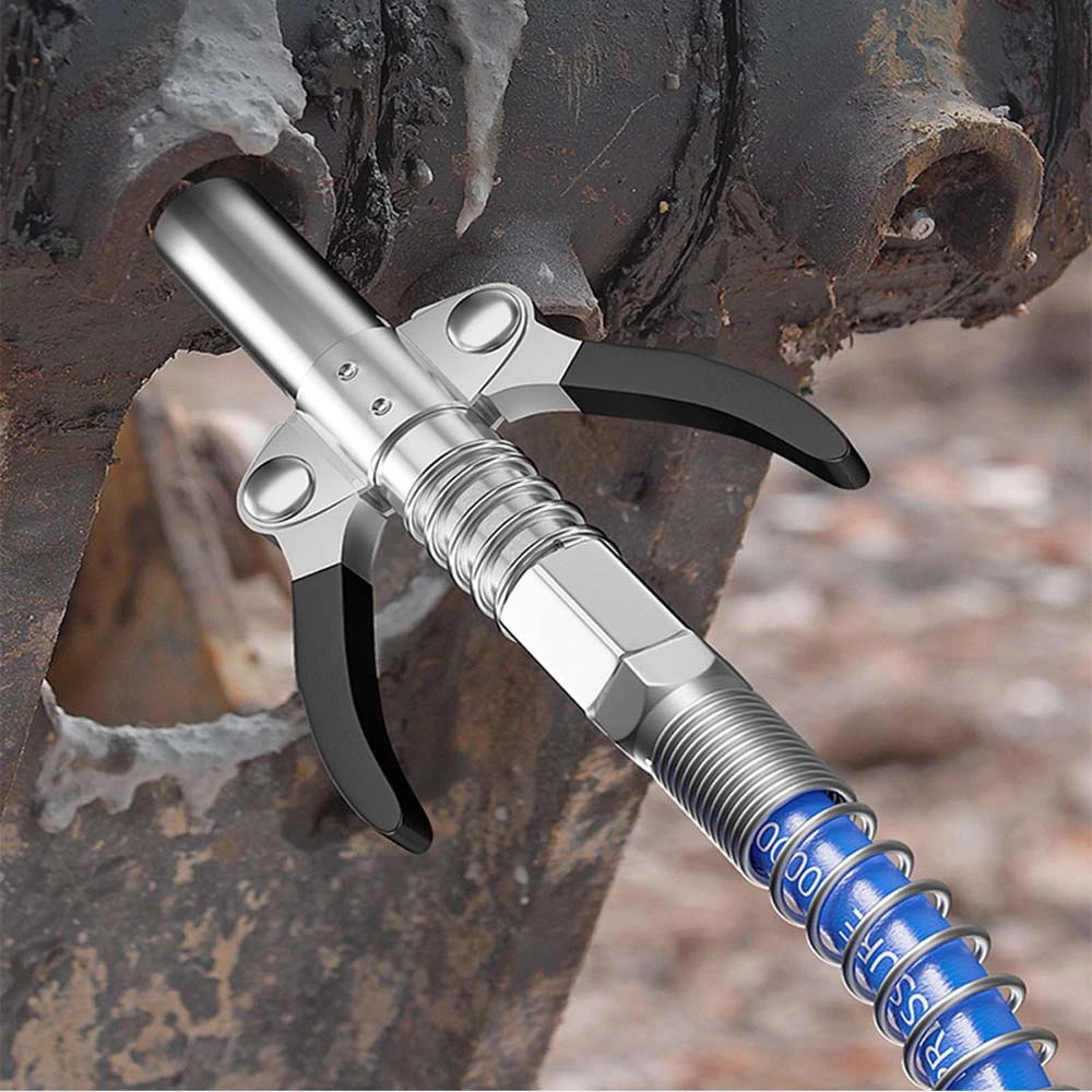 Grease Gun Adapter Car Grease Coupler Lube Quick Release Lock On