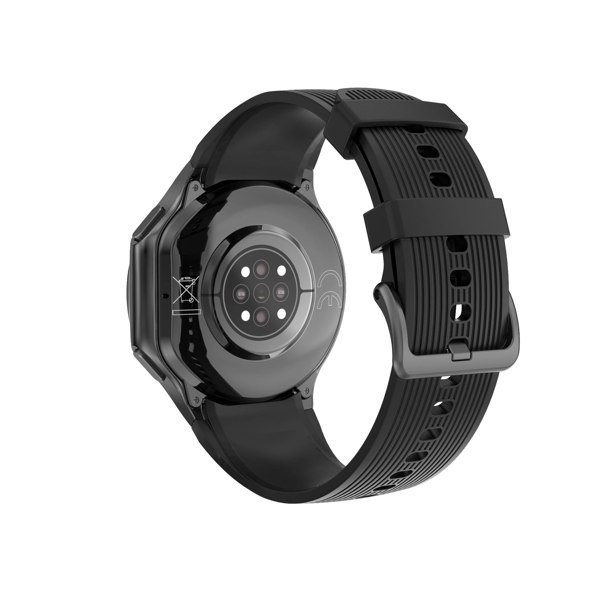 DT WATCH X AMOLED 남녀공용 스마트워치 BT 통화 연결 이어폰, 스마트 워치 방수, TWS 음악, 3D UI, AOD 모드 비디오, 4GB ROM